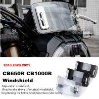 สำหรับฮอนด้า Cb650r CB1000R 2019 2020 2021 CB 650R 1000R รถจักรยานยนต์ Accessori กระจกบังลมแผ่นบังแดดหน้ารถกระจกหน้ารถชุดสะท้อนลม