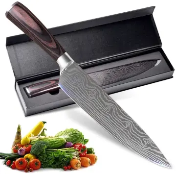 iMarku 10 Inch Pro Chef's Knife-High Carbon German Steel with Ergo