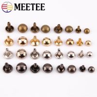 【CW】 Meetee 100sets 6/8/9/10mm Double-sided Rivet Installation Luggage Clothing Decoration Accessory