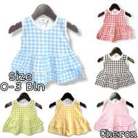 Cheron 21493-ชุดเดรส Baju Bayi Perempuan สำหรับเด็กผู้หญิงแรกเกิด0-3เดือนใหม่ล่าสุดผ้าเจอร์ซีย์จาก Kekinian