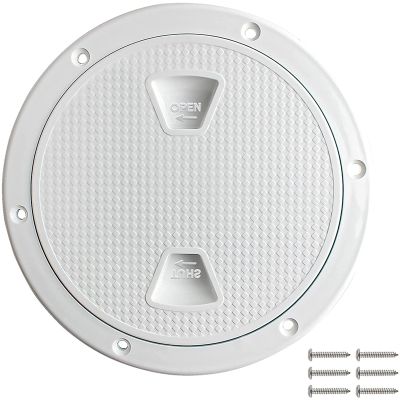 Circular Non Slip Inspection Hatch-Boat Hatch Deck Plate with Detachable Cover for RV Marine Boat Kayaks