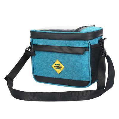 NOBANA Bicycle Handlebar Bag Cycling Bike Front Tube Bag Pannier Shoulder Bag Carrier Pouch for Bicycle Accessories