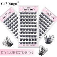 DIY 60 Cluster Lashes 3D Natural Bunch 8-18mm C/D Curl Segmented Beam Individual Mink Eyelashes Bundles Makeup Supplies Cables Converters