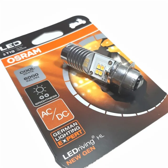 Osram Lampu Utama Motor LED T19 H6 M5 K1 New Gen Putih TERANG