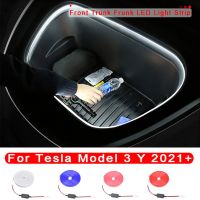 For Tesla Model Y Model 3 Front Trunk Light Car Front Trunk Frunk LED Surround Light Strip Modified Lighting Accessories