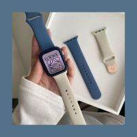 2 แพ็คเหมาะสำหรับ apple watch6 apple สายซิลิโคน iwatch2/3/4/5 generation se เคสฟิล์มนิรภัย 78