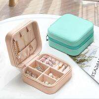 Jewelry Display Organizer Box Travel Square Jewelry Storage Case Necklace Earrings Rings Display Mini Gift Box Bracelet Holder