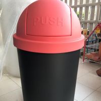 CEA ถังขยะ  กลมฝาสวิงเปิดปิดได้ ที่ใส่ขยะ  Trash bin