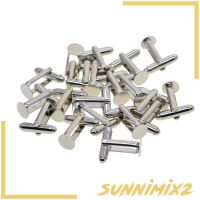 [SunnimixdeMY] 20pcsLot Silver Tone Blank Cufflinks Setting Base Pad Cabochon DIY Finding