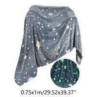 Glow in The Dark Throw Blanket, Plush Soft, Glow Throw Blanket Double -Sided Flannel Fleece Sherpa, Fun Gift for Kids