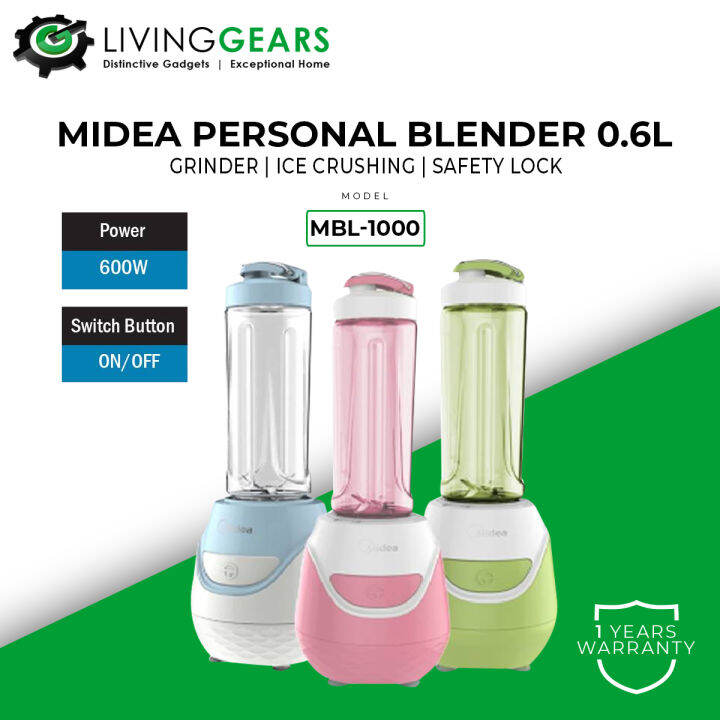 Midea MBL-1000 Personal Blender 0.6L (600w) | Lazada