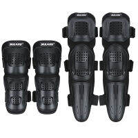 4Pcsset Motorcycle Elbows Knees Pads Skating Knee Protectors Guard For Bicycle Motorcycle Riding Protective Kneepad Street Gear