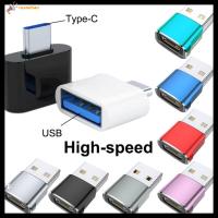 RUANEHAN อะแดปเตอร์ตัวผู้ USB 2.0 Type C USB ตัวผู้อะแดปเตอร์อะลูมิเนียมสีดำเป็น USB อะแดปเตอร์ USB สีเมทัลลิคที่สะดวกสำหรับพอร์ตชนิด C