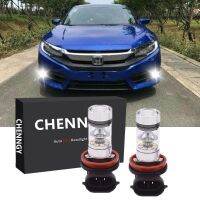 2PCS 6000K โปรเจคเตอร์ LED ไฟตัดหมอกหลอดไฟสำหรับ Honda Civic 2016 2017 2018 2019