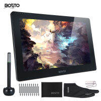 【Clearance Price】BOSTO สตูดิโอ16HD 15.6-Ch แบบพกพากราฟิกจอภาพ Ta-Blet All-In-One คอมพิวเตอร์1920*1080 HD ความละเอียด4G + 128G 8192ระดับ Ba-Ttery-ฟรีปากกา/ปากกาแบบปรับได้/ปากกา20ชิ้นปลา