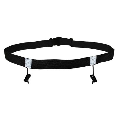 25cm Night Running Reflective Tape Triathlon Number Belt For Outdoor Sports Polyester Waist Pack Cloth Bib Holder 6 Color Running Belt