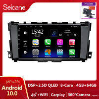 Seicane - 9 inch IPS หน้าจอสัมผัส Android 10.0 วิทยุรถยนต์ GPS โฮสต์ 2013 2014 2015 2016 2017 2018 NISSAN Teana 2Din เล่นมัลติมีเดียสนับสนุน SWC แบ่งหน้าจอ Netflix Playstore วัด YouTube