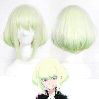 【Lao Zhang Fashion Cosplay】 PROMARE Mad Burnish Lio Fotia 35ซม. สั้นตรงทนความร้อนสังเคราะห์ผมอะนิเมะคอสเพลย์วิกผมหมวก