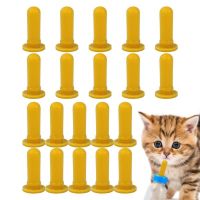 ┅۩ 20 Pcs Pet Nipples Silicon Mini Nipple Feeding Kit Pet Milk Feeding Nursing Syringe Nipple Kit Cat Feeding Pacifier Pet Products