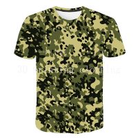 Summer Cool 3D Printed Military Camouflage T Shirt Men Women Children Short Sleeve T-shirt Brand Tops Boy Girl Kids Tee