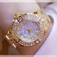 Women Watches Diamond Gold Watch Ladies Wrist Watches Luxury Brand Rhinestone Womens Bracelet Watches Female Relogio Feminino