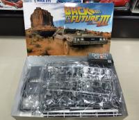 AOSHIMA 1/24 BACK TO THE FUTURE DELOREAN from PART III &amp; RAILROAD Ver (โมเดลรถยนต์ Model DreamCraft)