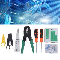 Network Cable Repair Maintenance Tool Kit Set Wiring Tester Portable ABS Accessories YGP109