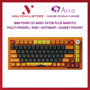 Bàn phím cơ AKKO 5075B Plus Naruto Multi-modes RGB Hotswap Gasket mount