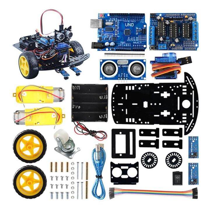 Smart Robot Car Kit DIY Electronics Starter Kit Robot Kit | Lazada.co.th