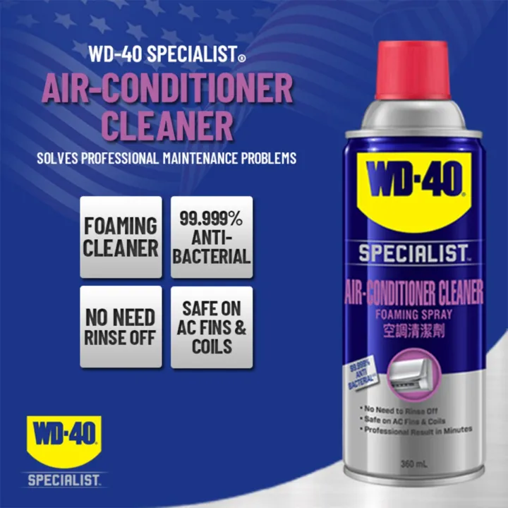 WD40 3 In One Professional AirConditioner Cleaner (Cool Breeze) 331ML Lazada