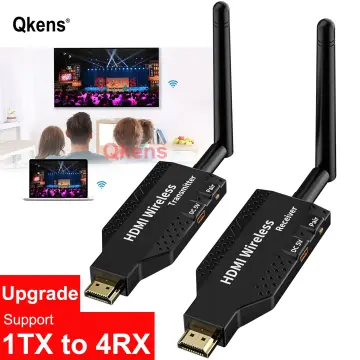 50m Wireless Transceiver Video Transmitter Receiver Hdmi Extender Tv Stick  Screen Mirror Adapter Switch Dvd Pc To Tv Projector