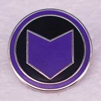 hot【DT】 Classics Hawkeyes purple Classic Round Enamel Pin Brooches Badges Jewelry Accessories Gifts