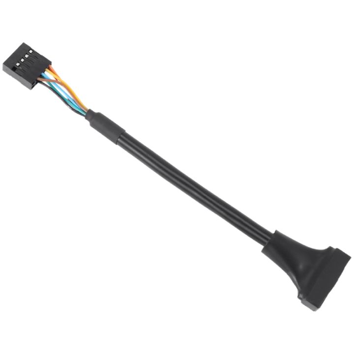 black-usb-2-0-9-pin-female-to-usb-3-0-20-pin-male-cable-adapter-connector