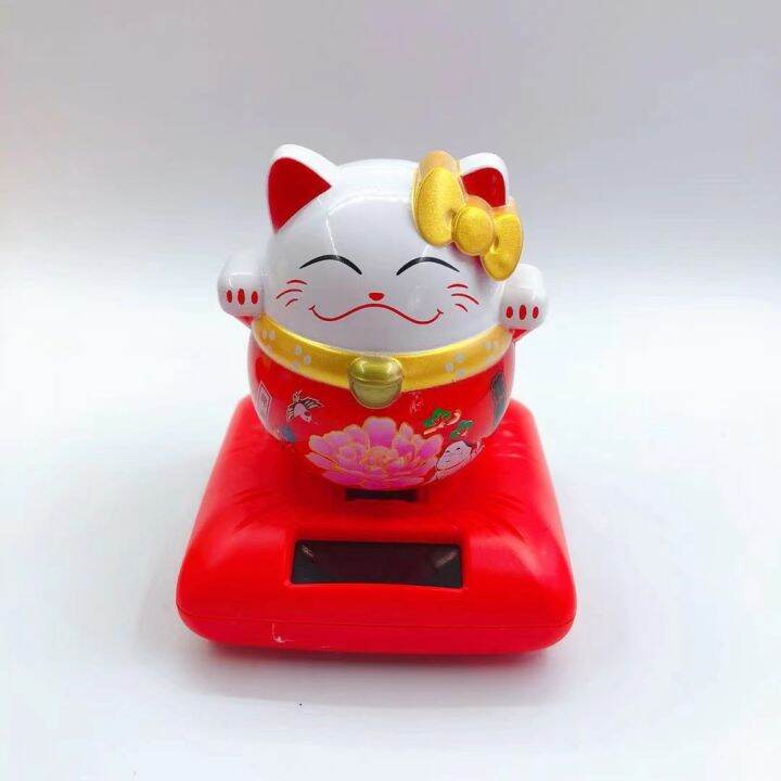 lucky-cat-แมวกวักนำโชค-แมวกวักเรียกทรัพย์-แมวกวักญี่ปุ่น-เทพเจ้าเงินทอง-ไหลมาเทมา-รุ่นl07-ใช้พลังงานโซล่าเซลส์-ไฟนีออนไม่ต้องใส่ถ่าน-วางบนโต๊ะทำงาน-นวางบนรถ-แมวกวักเรียกลูกค้า-แมวกวักเรียกทรัพย์-สำหรั