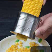 304 Stainless steel Corn Stripper Peeler Manual Cob Cutter Thresher Remover Food Crusher Separator Vegetable Tool Kitchen Gadget Graters  Peelers Slic