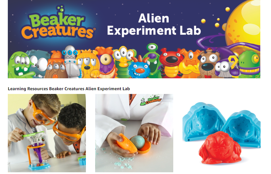 Learning Resources Beaker Creatures Alien Experiment Lab Set Educational Toy 