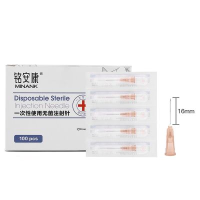 100Pcs Painless Small Needle Painless Beauty Ultrafine 32G 30G 26G 23G 18G 16G Syringes Korean Needles Eyelid Tool Parts