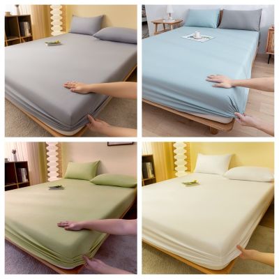☁☎❈ Fitted sheet bed 1.8 double student with non-slip fixed all-inclusive