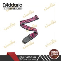 สายสะพายกีตาร์ Planet Waves (BLK/Pink Checker) รหัส 50H03 (Yong Seng Music)