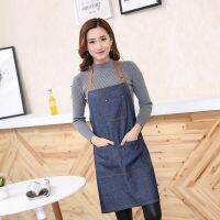 【CW】 Jeans Aprons Adult Bibs Apron Labor Overalls Adjustable Canvas Cotton Fashion Sleeveless H1194