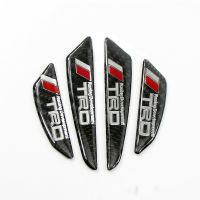 Hot New 4X Carbon Fiber TRD Car Door Protective Strip Sticker Toyota