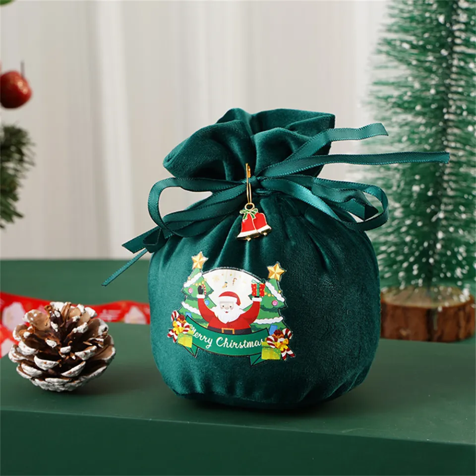 2024 Table Decoration Gift Candy Christmas Tree New Year Home Bag ...