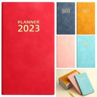 2023 Diary Planner Notebook A6 Size 365 Days Calendar Schedule Book PU Notepads Creative Planner Reminder Desktop Date Stationer