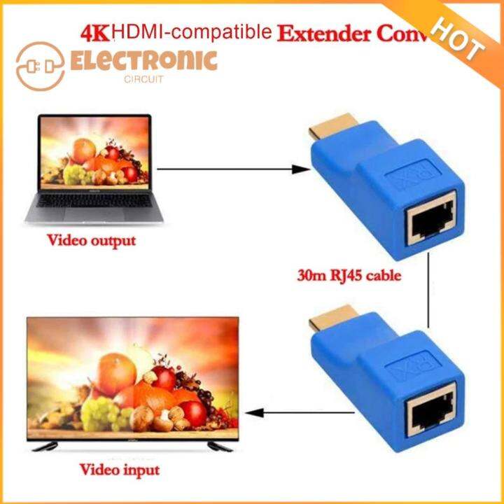 ELECTRONIC CIRCUIT 2Pcs PVC Cable To HDMI 30 Meter