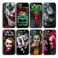 1 Happy Face Joker เคสสำหรับ Apple Iphone โทรศัพท์14 13 12 11 Mini XS XR Pro Max 8 7 6S 6 Plus เคสนิ่มสีดำ