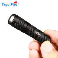 Trustfire Mini3 EDC LED Flashlight Keychian Mini Work Light 350 Lumens Wide Voltage Design 1.2V1. 5V3. 7V4. 2V AAA 10440 Battery