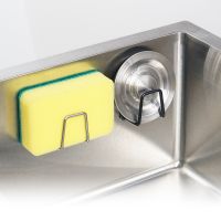 【YF】 Kitchen Sponges Holder Self Adhesive Sink Drain Drying Rack 304 Stainless Steel Storage Accessories