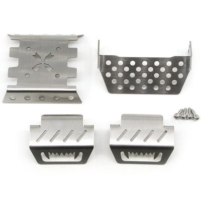 Metal Chassis Armor Axle Protector Plate for 110 YK4102 YK4103 18 YK4082 YiKong RC Crawler Upgrade Parts