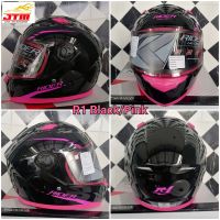 Rider​ R1​ Black​ Pink​ สีดำลายชมพู by JTM RIDERS