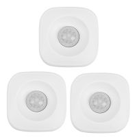 3X Smart ZigBee PIR Motion Sensor Support Tuya Smart Life APP IFTTT for 2Nd Plus Work with Tuya Platform Hub